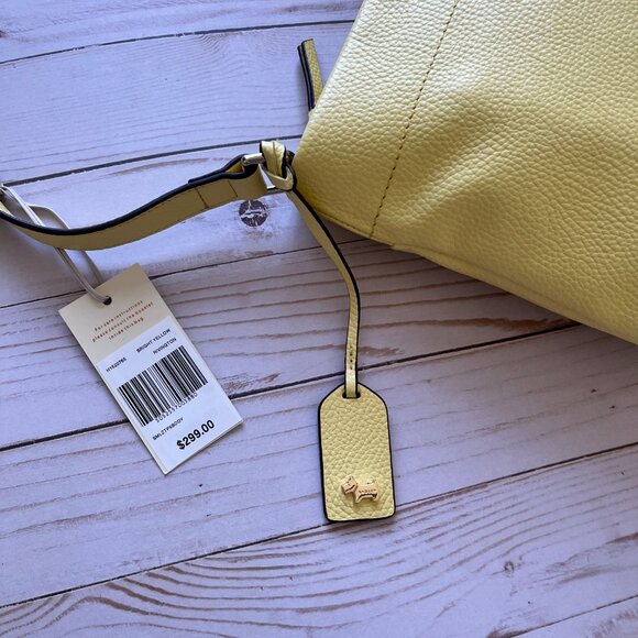 Radley London Rivington Medium Crossbody Bag Yellow - NEW WITH COSMETIC DEFECT - Picture 9 of 11